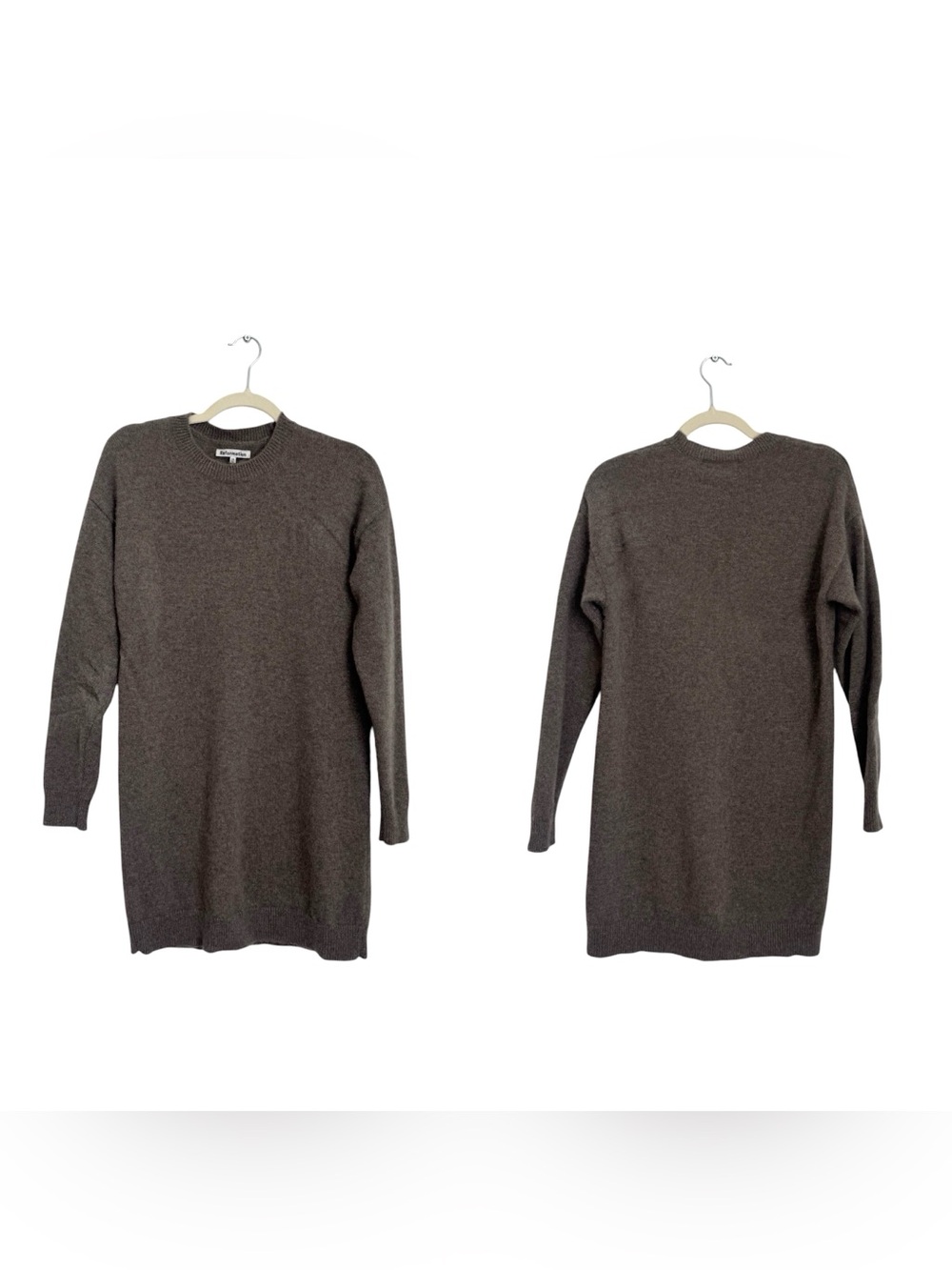 REFORMATION Henrietta Cashmere Dress in Taupe - Picture 8 of 11